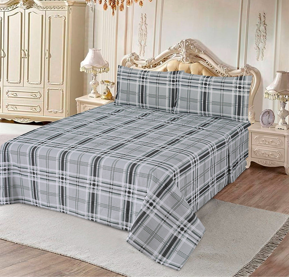 Check Basics 3Pcs Printed Cotton Punch