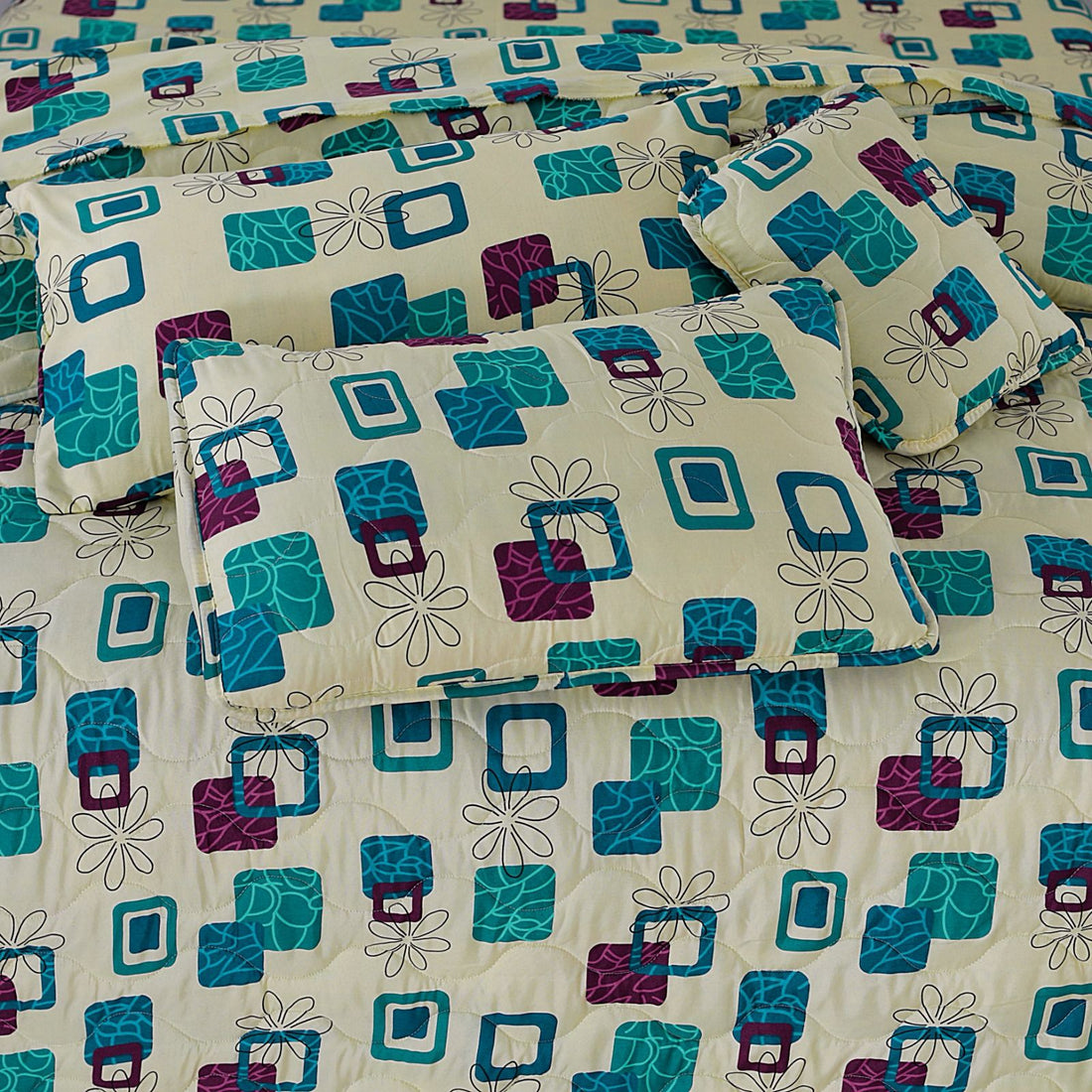 Abstract Square - 7PCS Cotton Punch