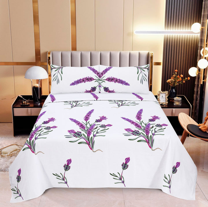 Lavender Leafs - Cotton