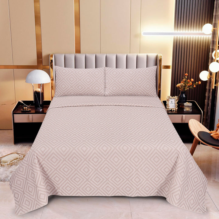 Champagne Geometry -Cotton 3pcs