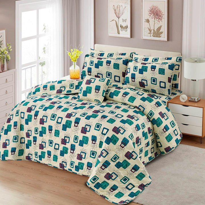 Abstract Square - 7PCS Cotton Punch