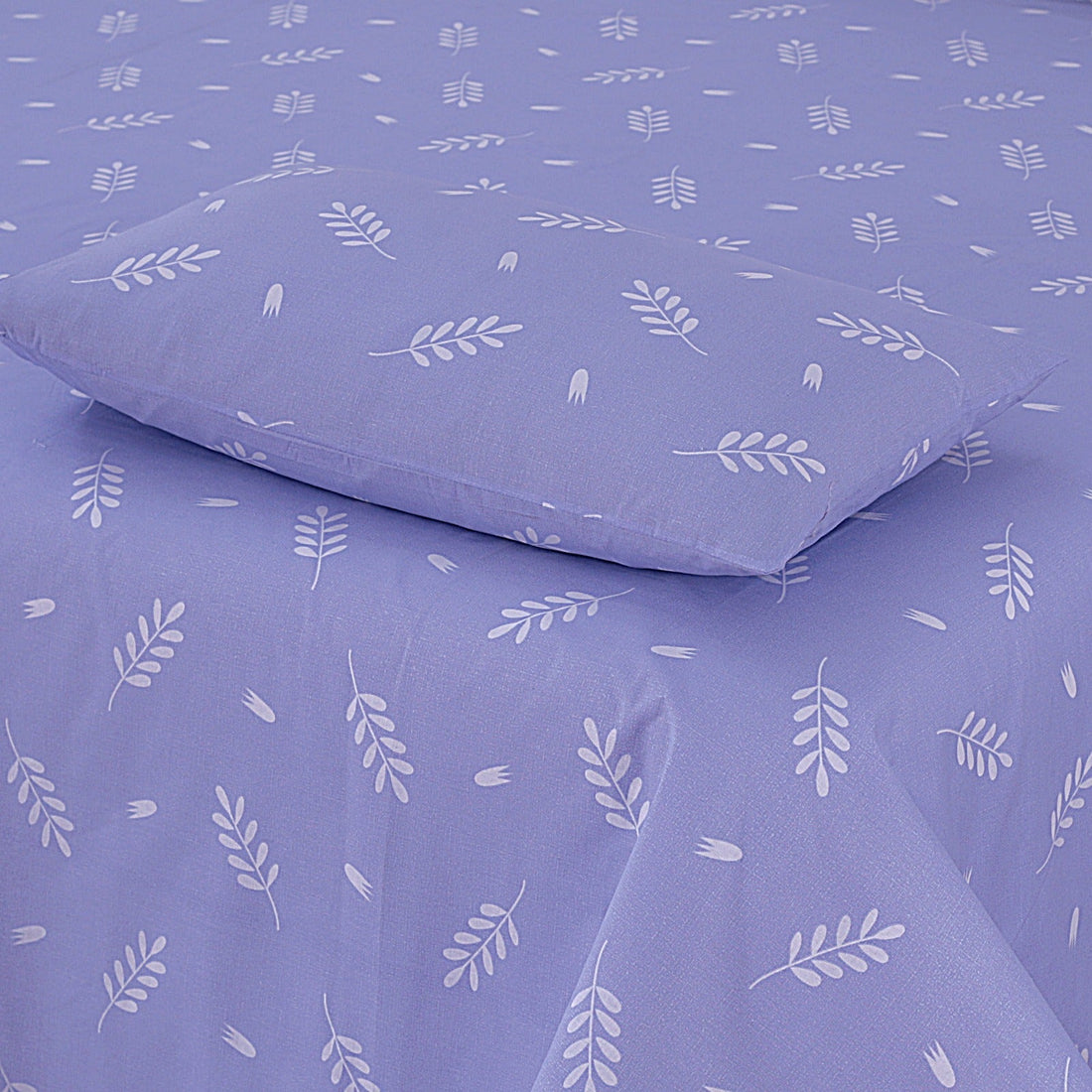 Bliss Leaf Print 3pcs Cotton Punch
