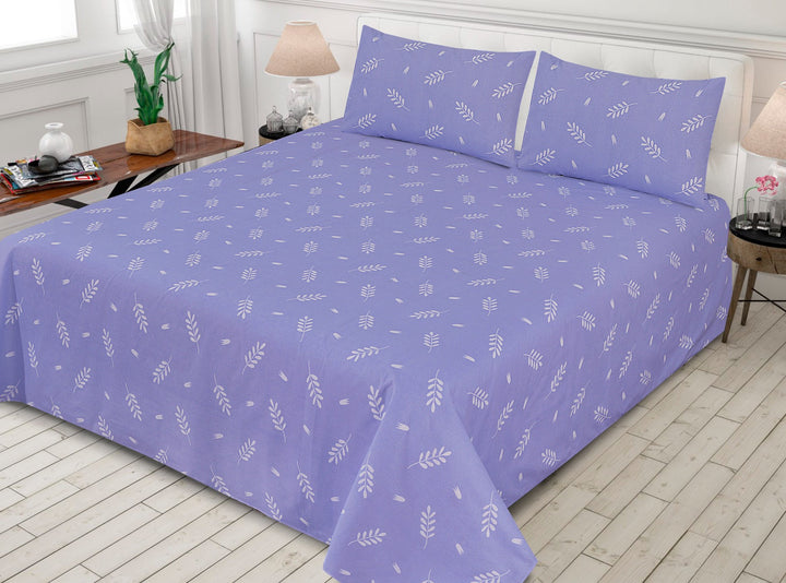 Bliss Leaf Print 3pcs Cotton Punch