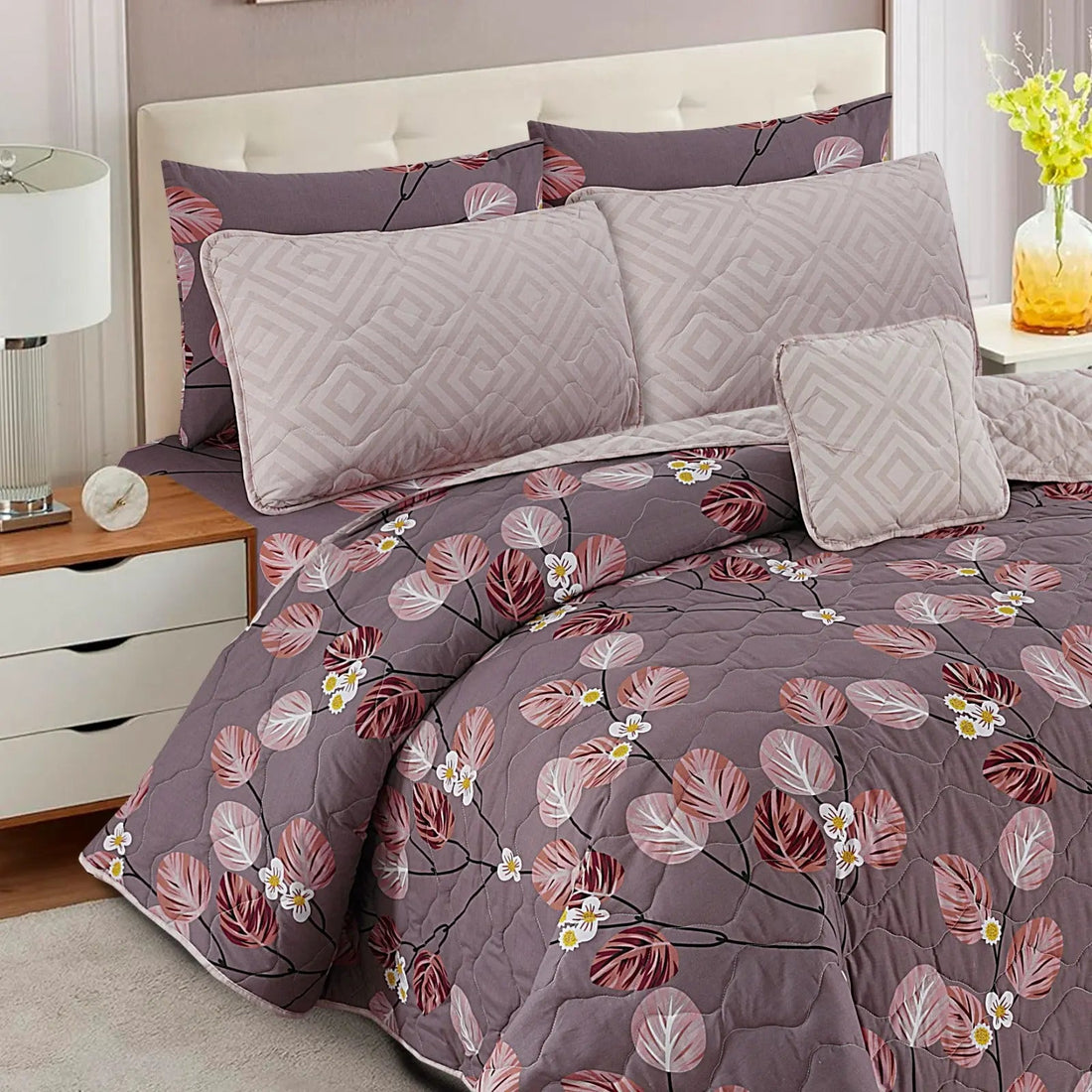 Cherry Twilight 7-Pcs Cotton Punch