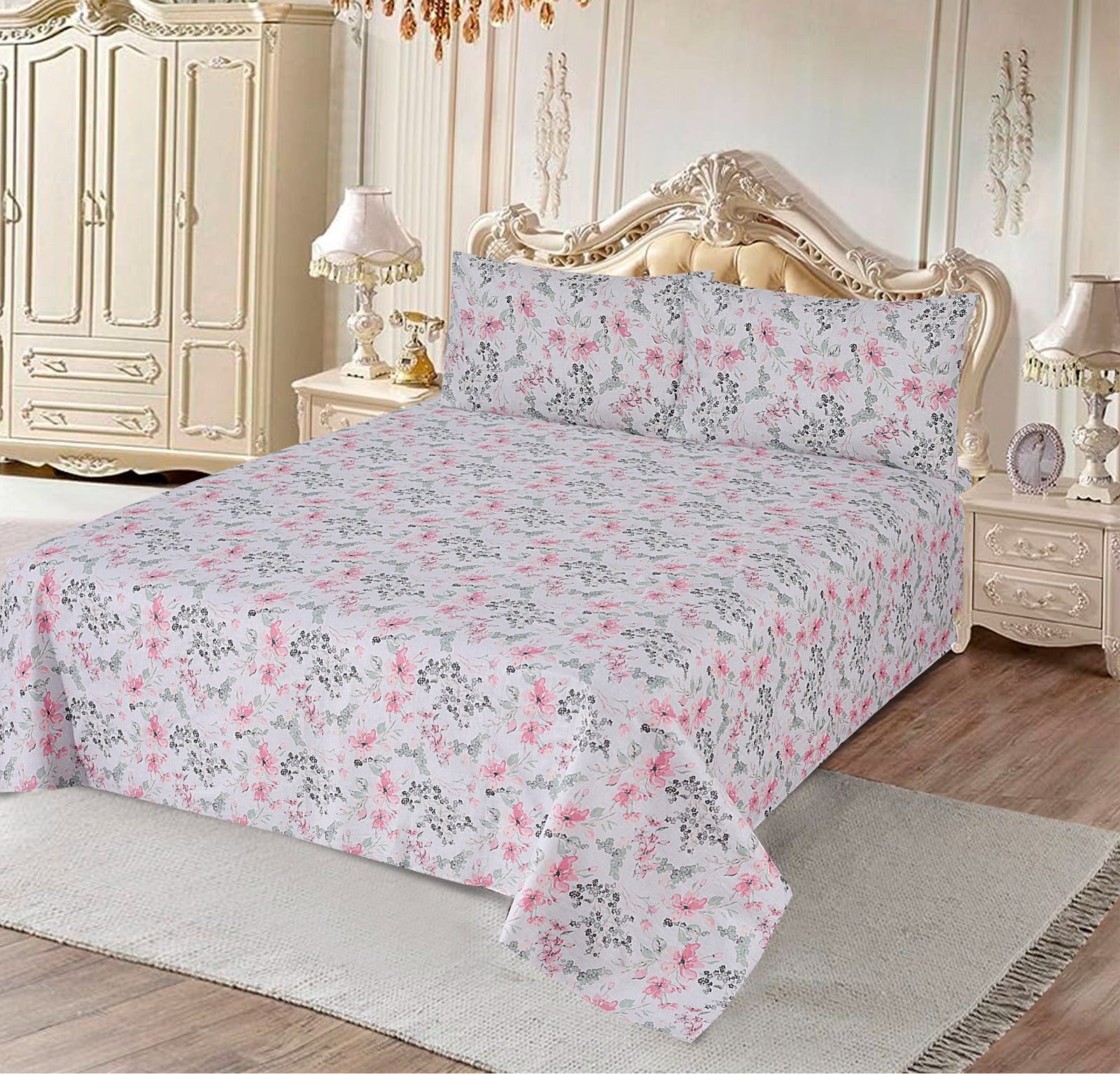 Divine Garden 3Pcs Printed Cotton Punch