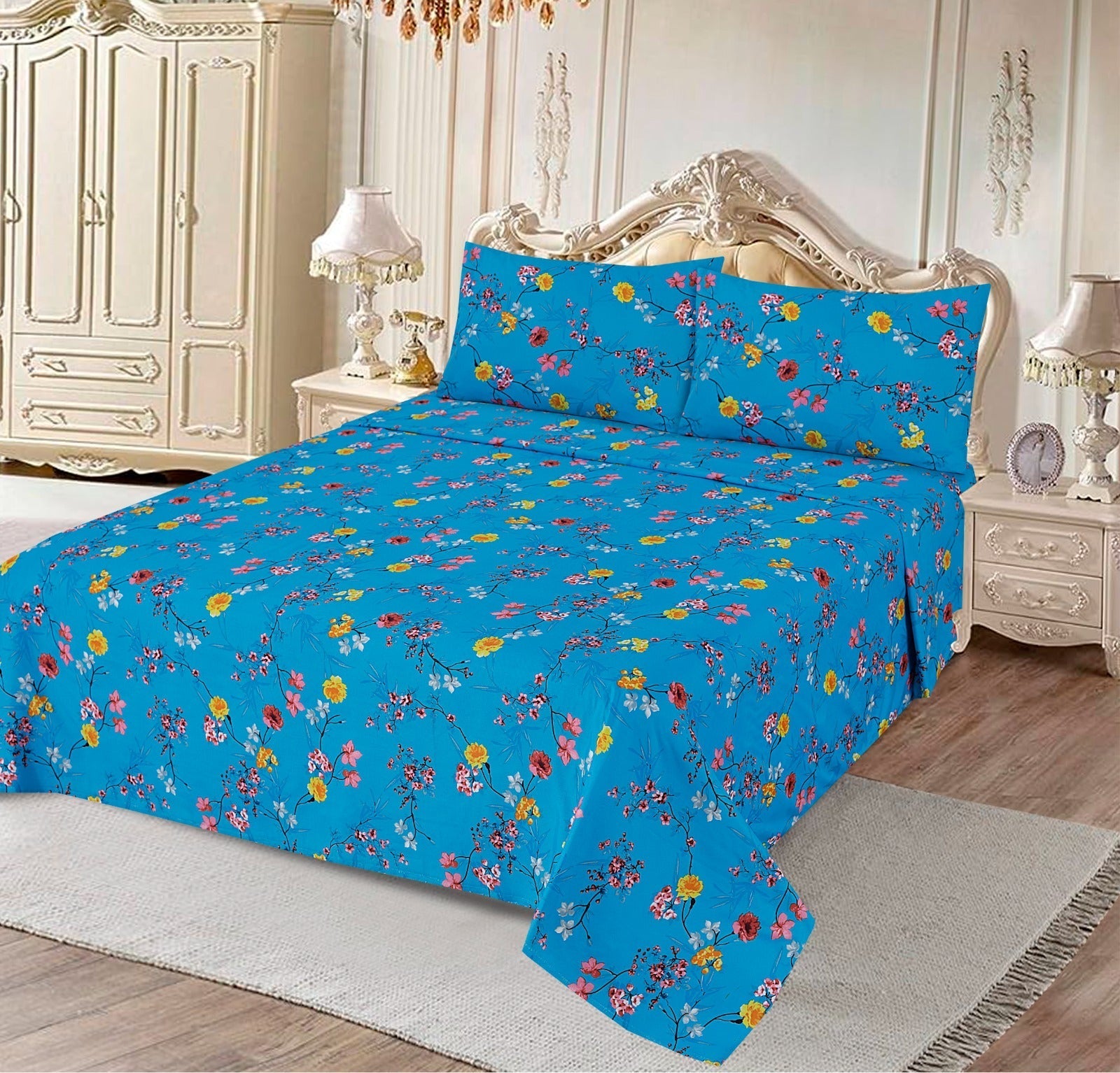 Floral Garden 3Pcs Printed Cotton Punch