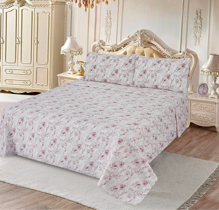 Floral Matte 3Pcs Cotton Printed Cotton Punch