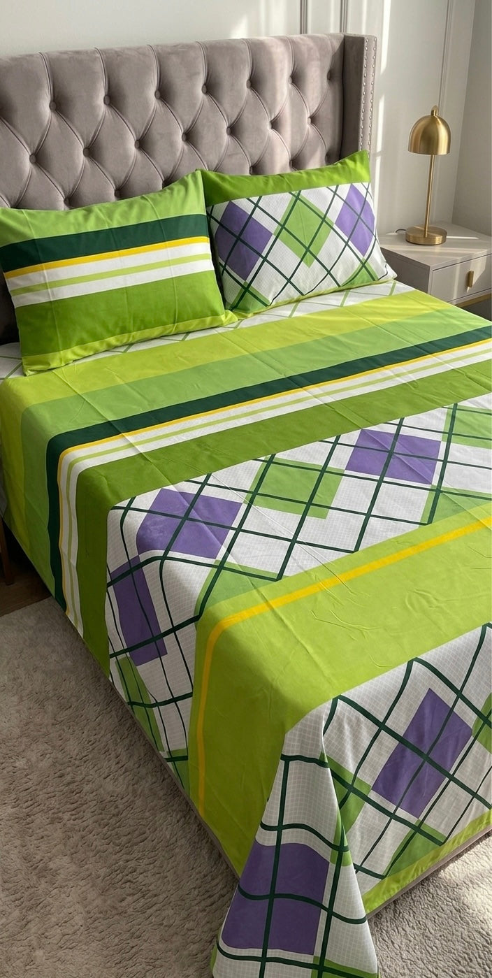 Lime Pattern - Cotton