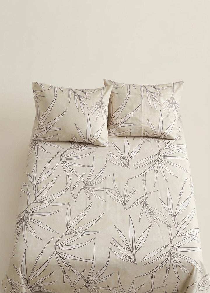 Creamy leaves - Cotton