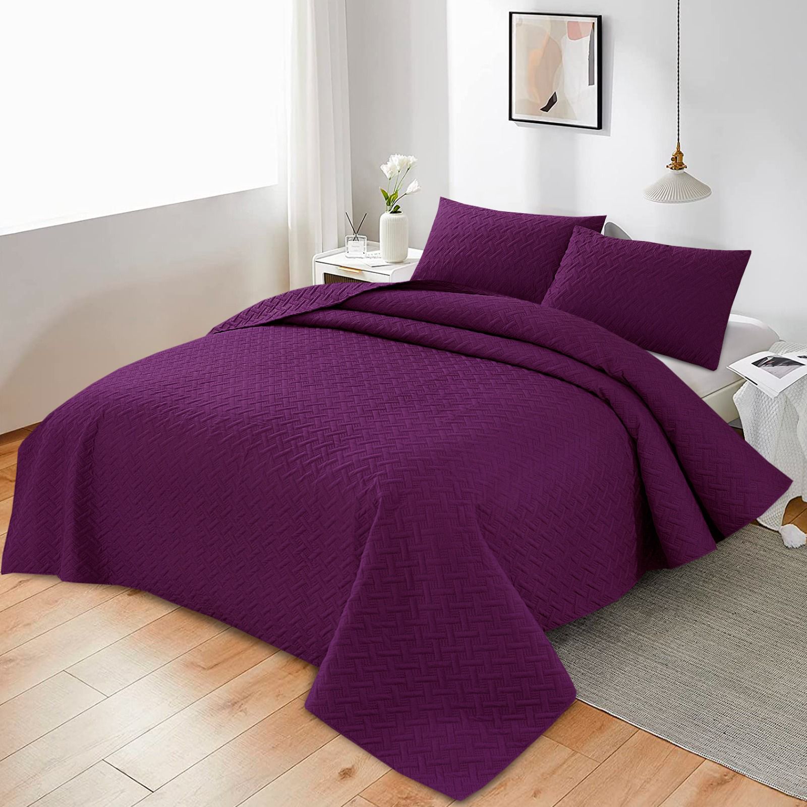 Royal Plum-Ultra Sonic-3pcs Cotton Punch