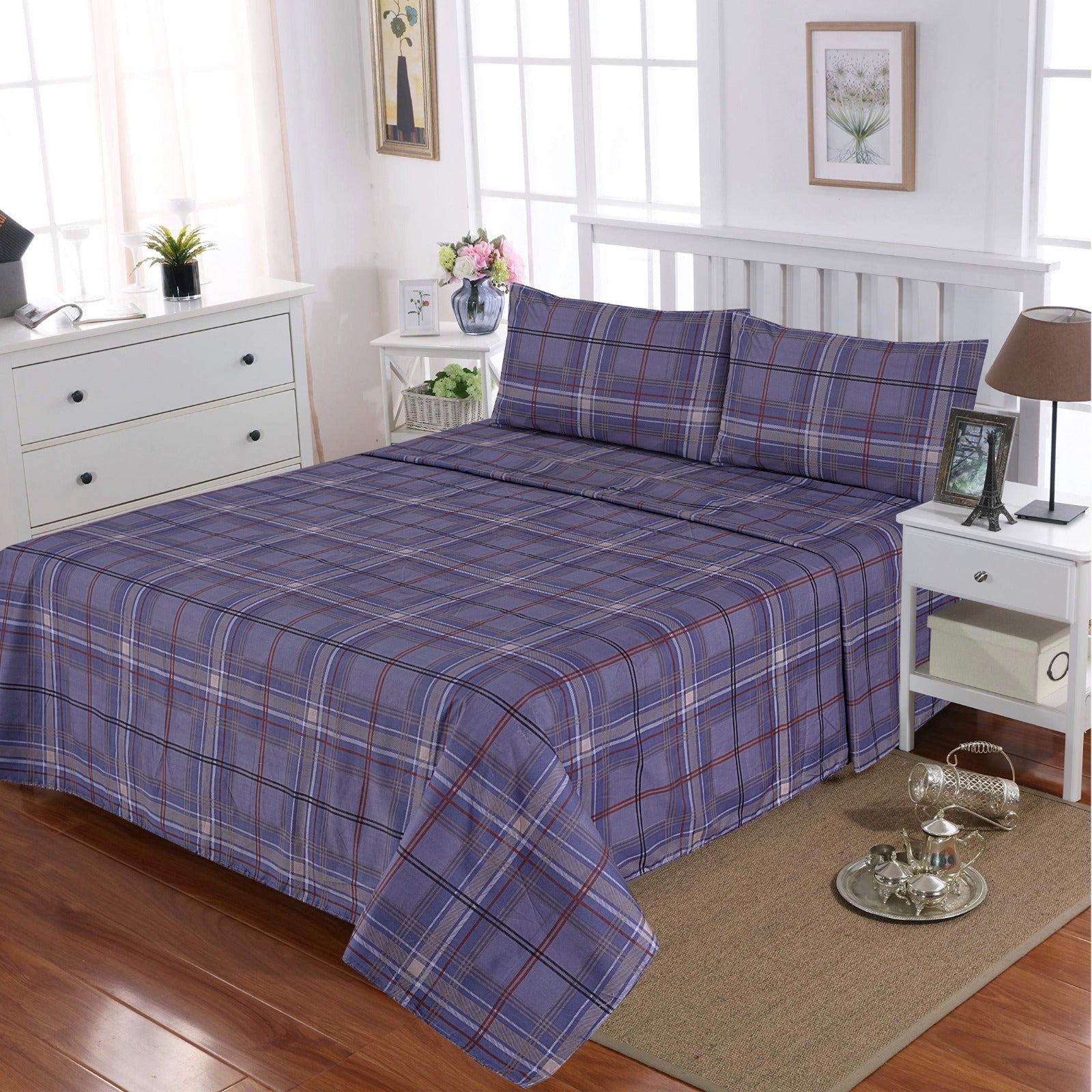 Minimalist Check-3pcs Cotton Punch