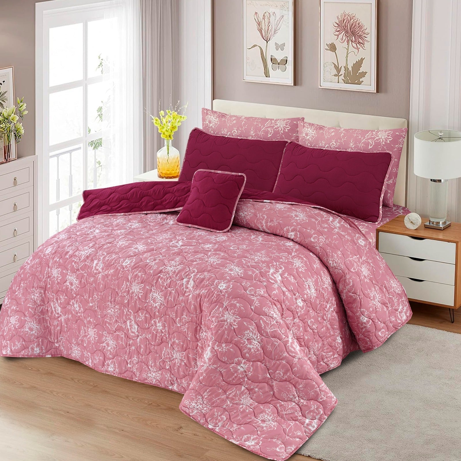 Pink Blush 7-Pcs Cotton Punch