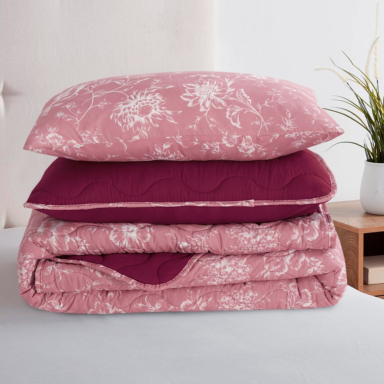 Pink Blush 7-Pcs Cotton Punch