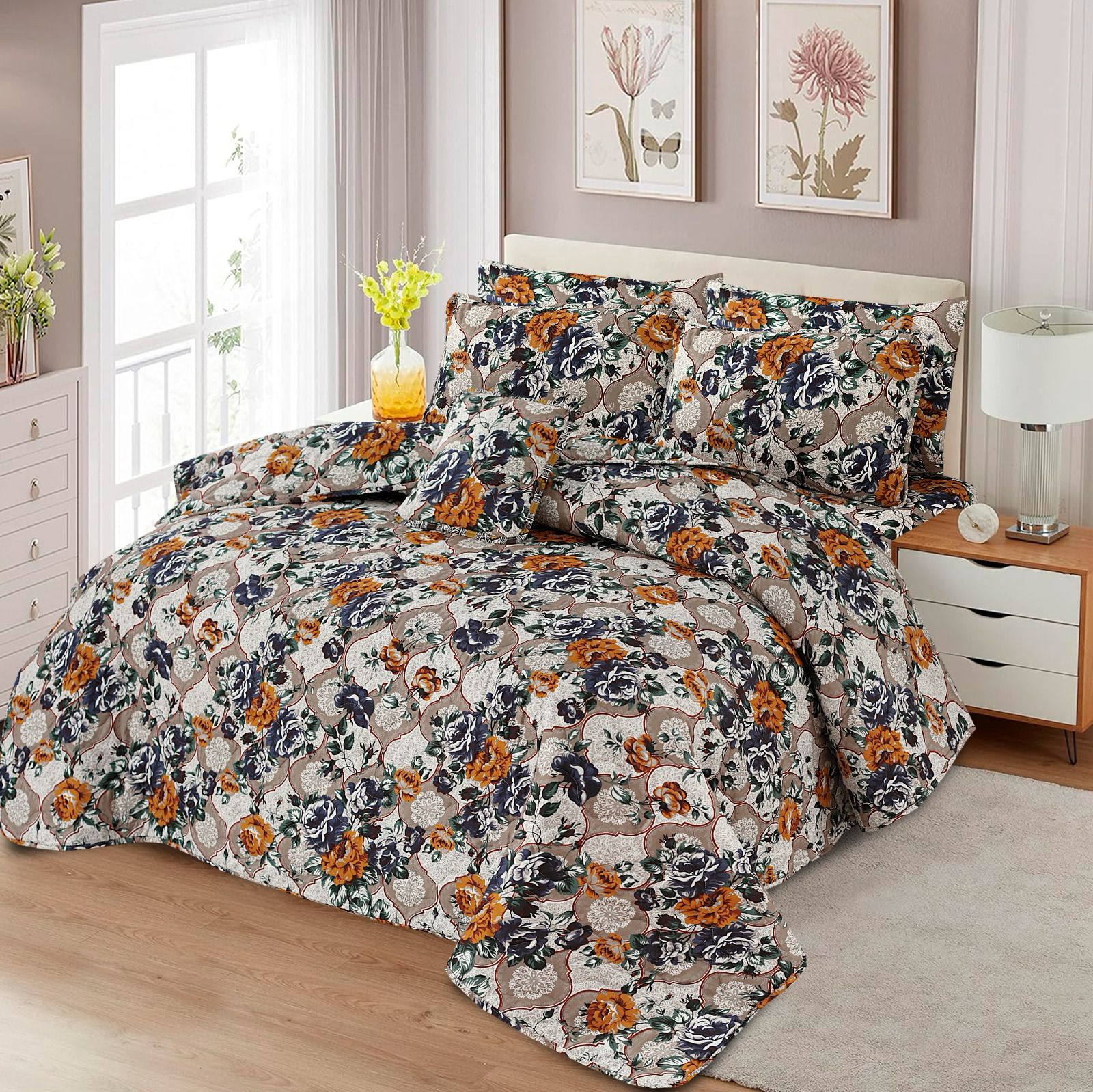 Vintage Bloom - 7PCS Cotton Punch