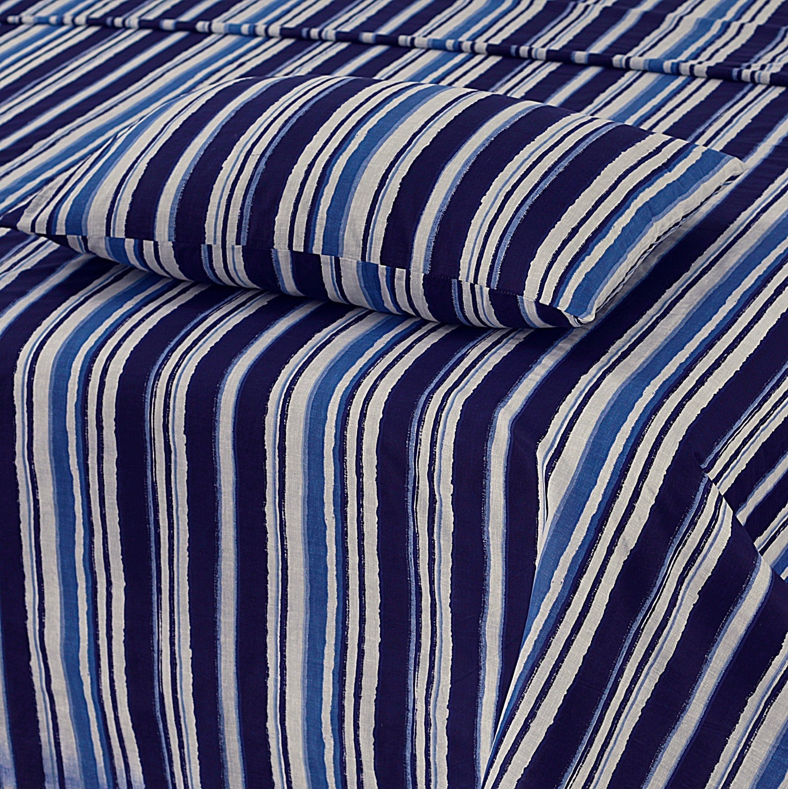 Pure Strips  3Pcs Cotton Printed Cotton Punch