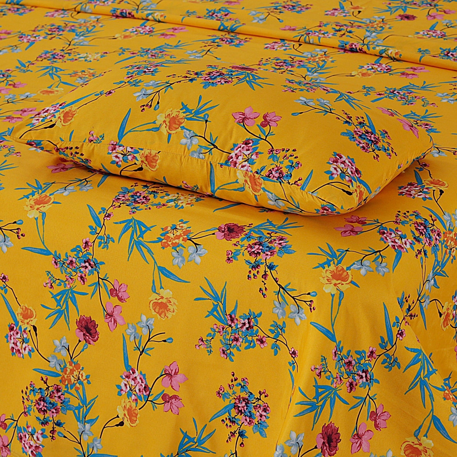 Mustard Garden 3Pcs Printed Cotton Punch