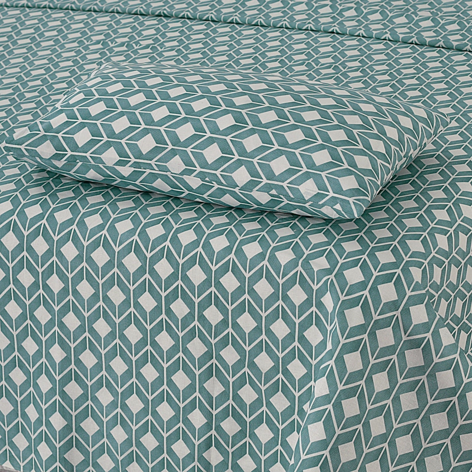 Percale Pattern 3Pcs Printed Cotton Punch