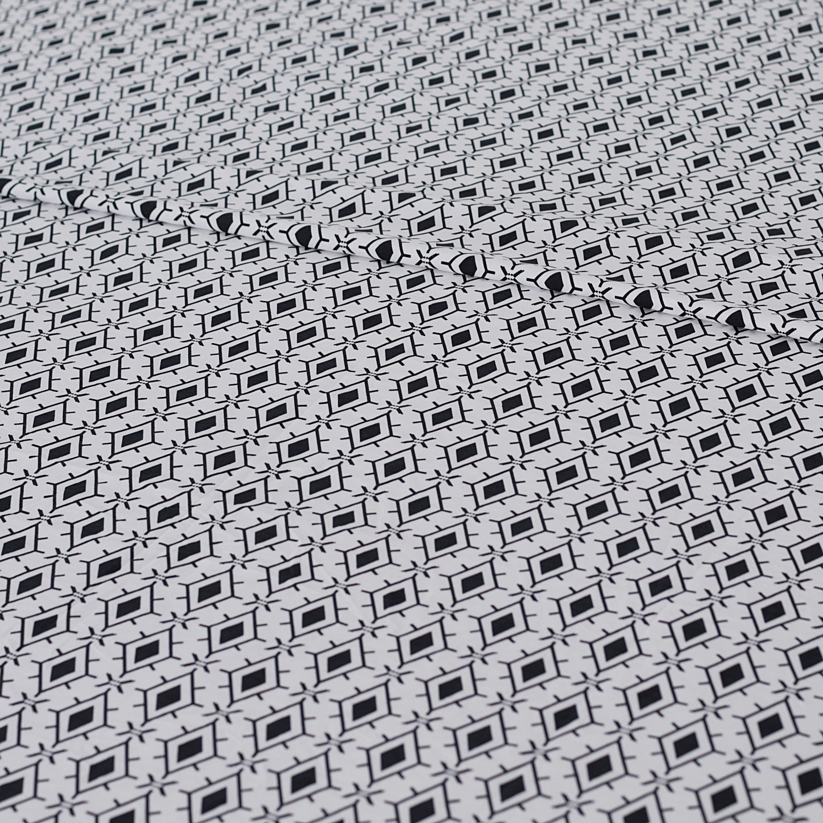 Percale Box Black 3Pcs Printed Cotton Punch