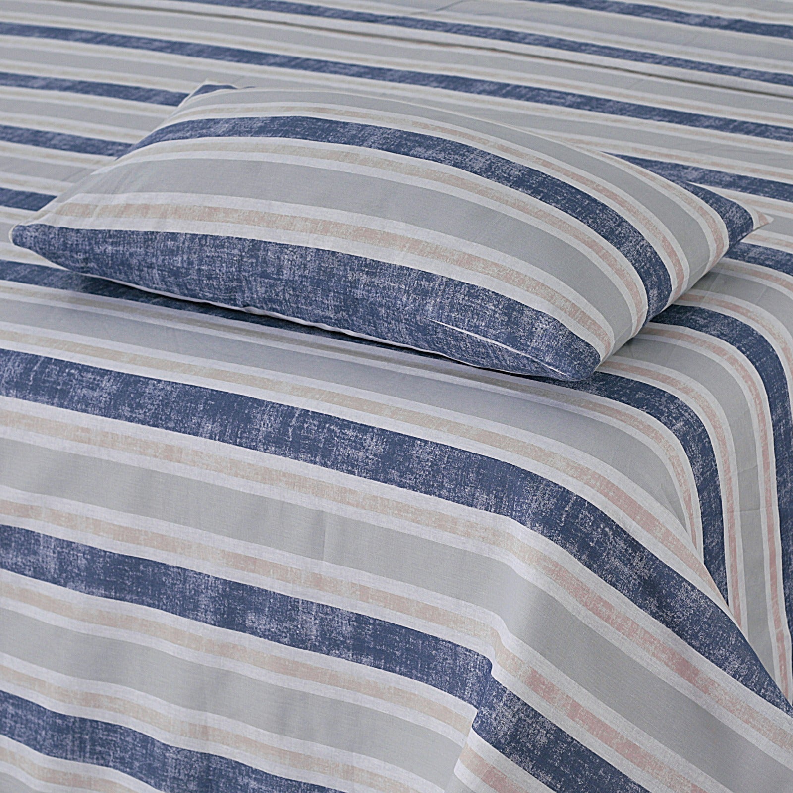 Stripped Multi 3Pcs Printed Cotton Punch