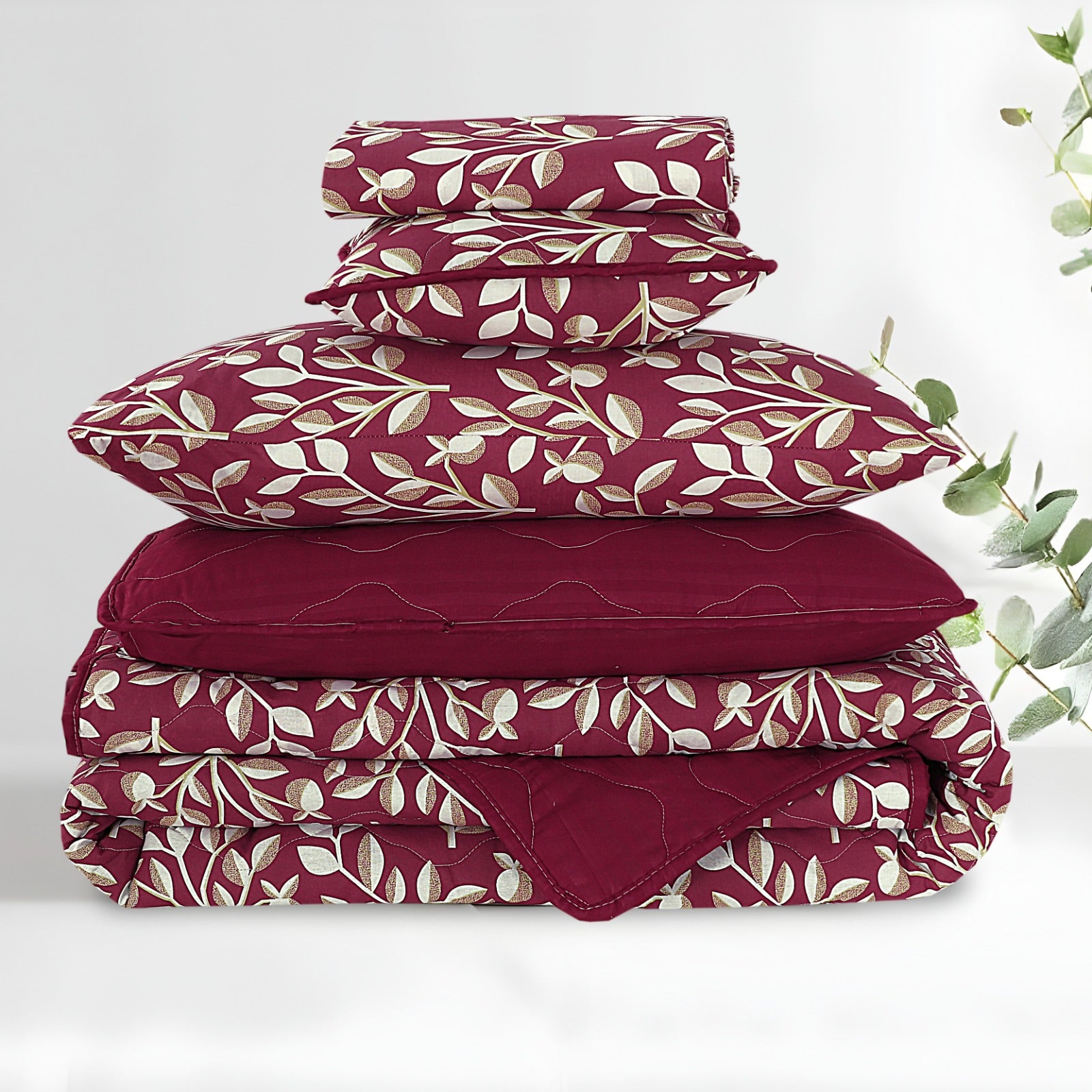 Red Elegance - 7 Pcs