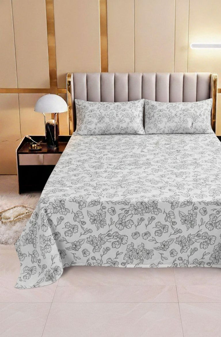 Floral Cray - Cotton