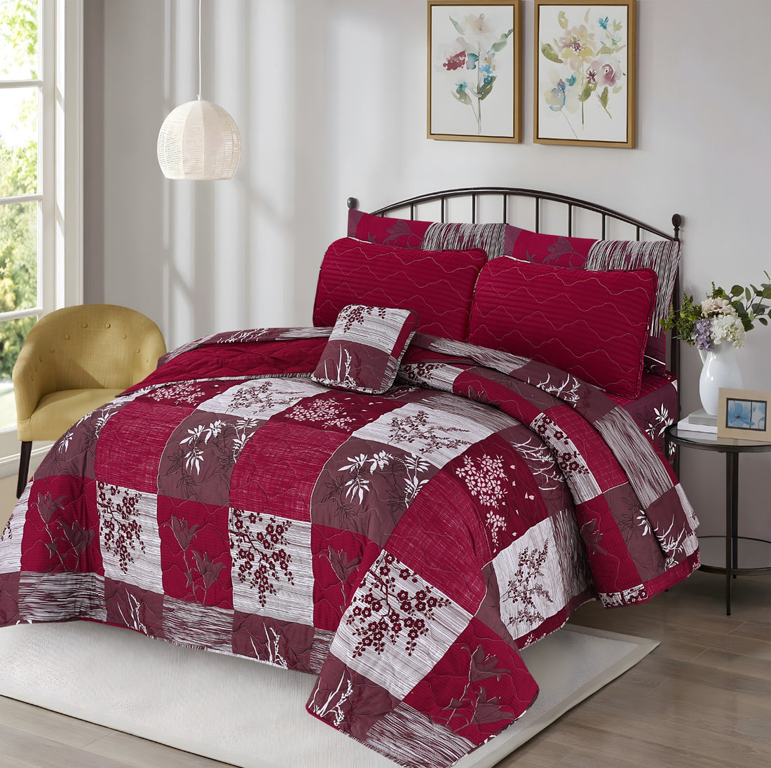 Vintage Red -7Pcs