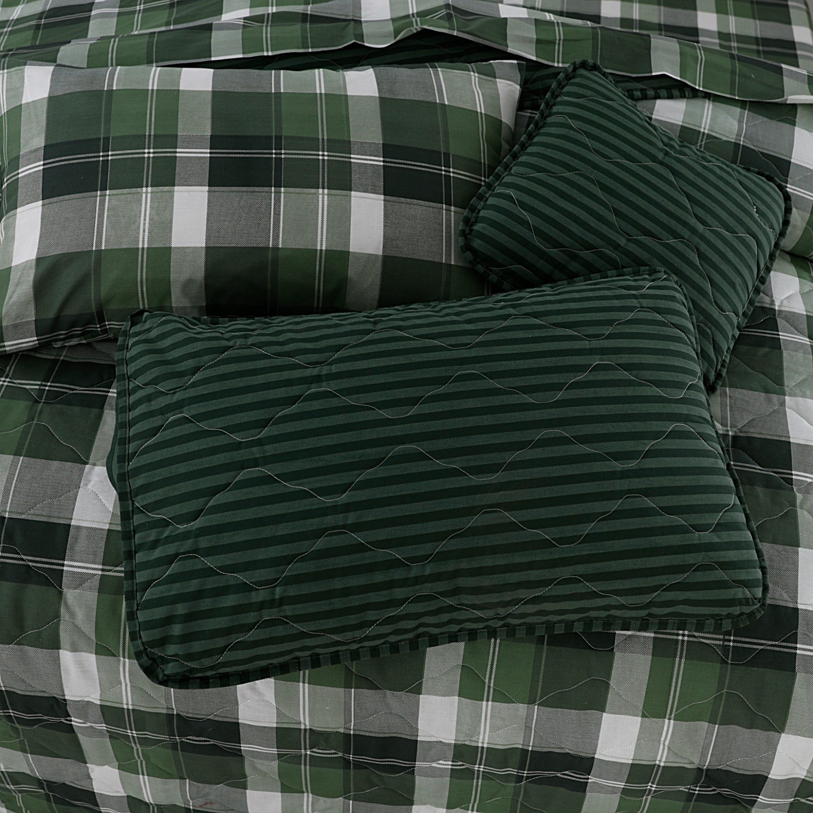 Classic Green 7-Pcs Cotton Punch